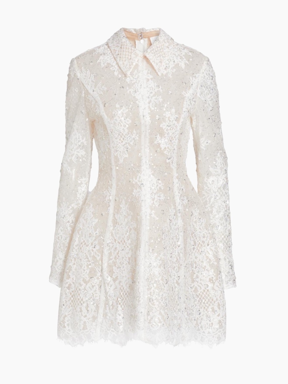 Bronx Banco Adelaide Lace Appliqué Minidress